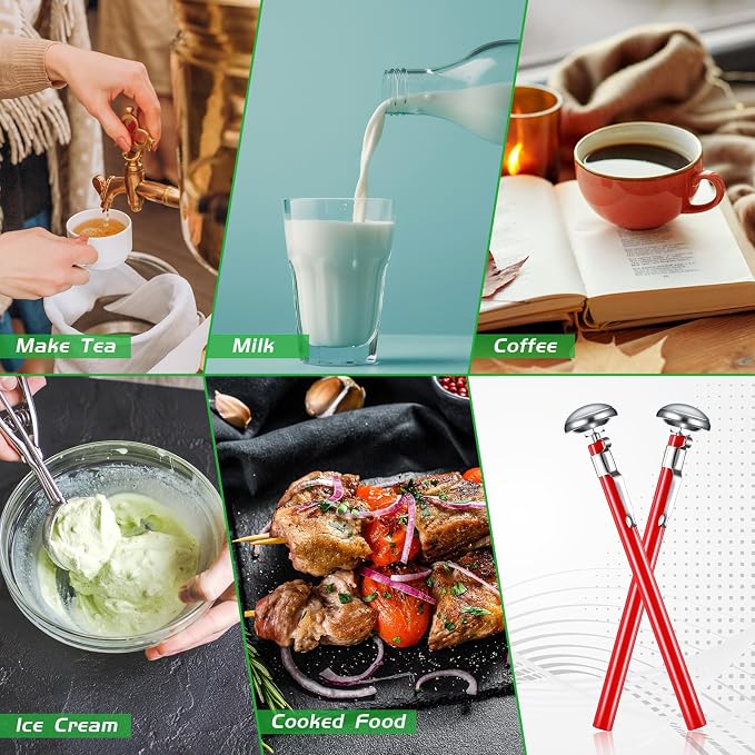 Xuhal 12 Pcs Stainless Steel Kitchen Thermometer - Image 6