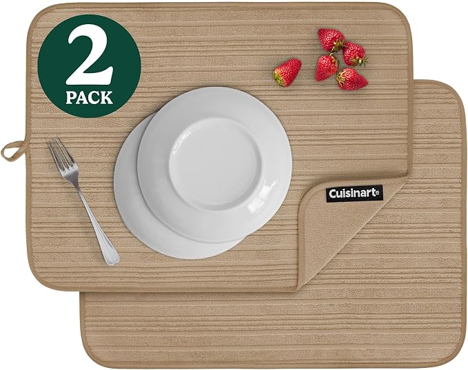 Cuisinart Dish Drying Mats for Kitchen Counter by BestBrands