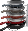 Simple Houseware Cabinet Pantry Pot and Pan Organizer Holder Rack by SimpleHouseware