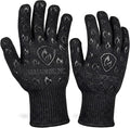 Grill Armor Oven Gloves with Fingers – Extra Long Cuff, 932°F Heat, Fire & Cut by GrillArmorGloves