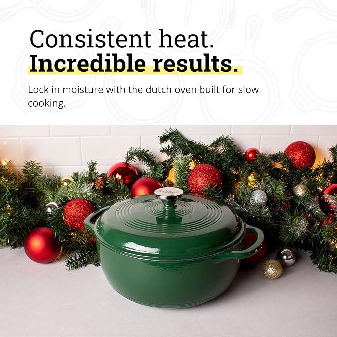 Lodge Essential Enamel Cast Iron Dutch Oven - Image 3