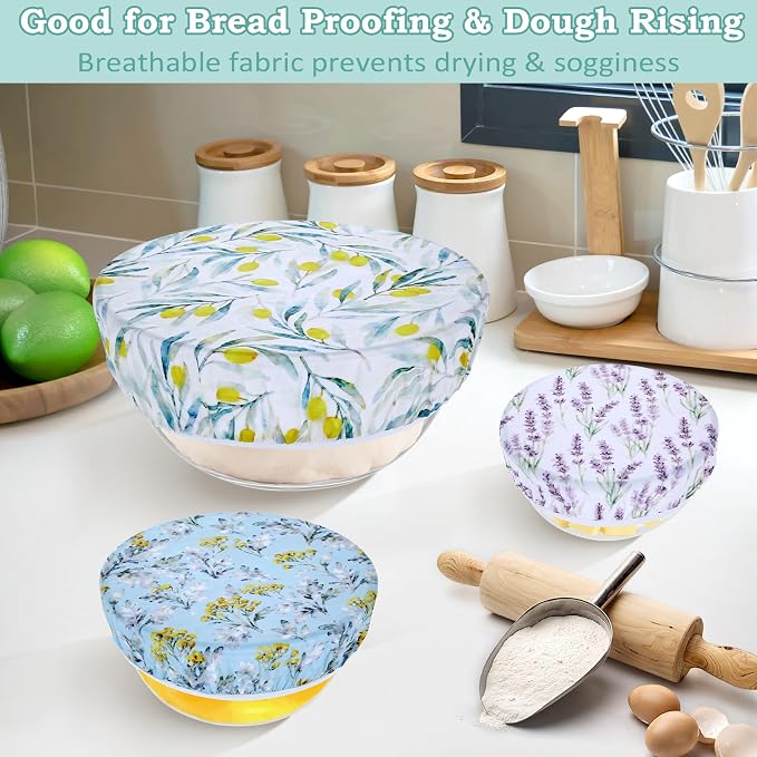 5-Size Reusable Beeswax Bowl Covers - Image 4