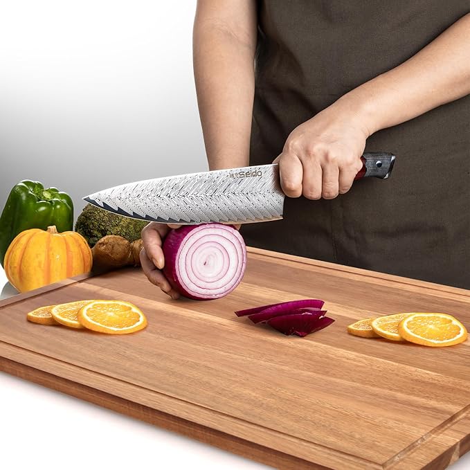 24"x18" XXL Extra Large Acacia Wood Cutting Boards - Image 3