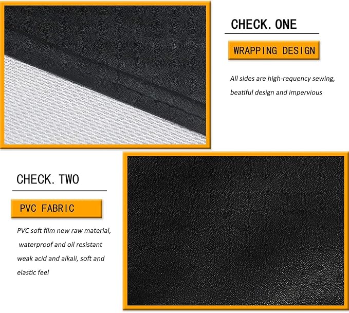 Homsolver 2 Pack Waterproof Rubber Aprons, Heavy Duty Butcher - Image 5