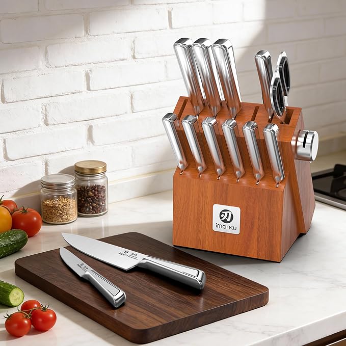 imarku High Carbon Stainless Steel Gyutou Knife Set - Image 6