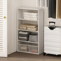 Furinno Reed Closet Organizers and Storage, 4-Tier Closet Organizer, Open Shelf by Furinno-FitsYourSpaceFitsYourBudget