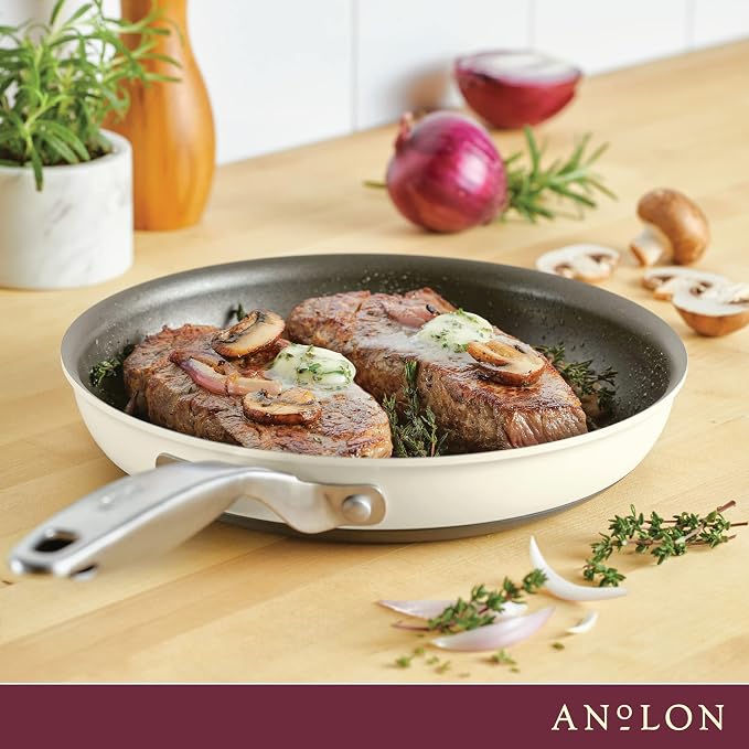 Anolon Achieve Hard Anodized Nonstick Frying Pan/Skillet, 10 Inch - Image 8