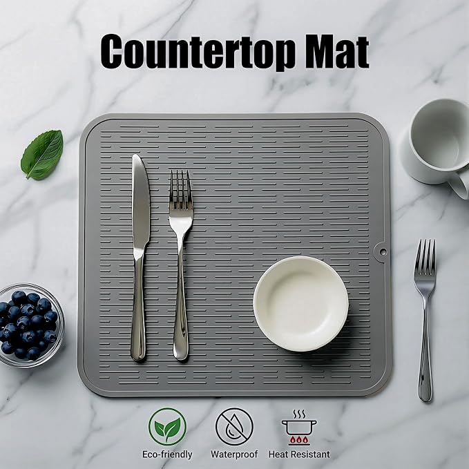 MicoYang Silicone Dish Drying Mat - Image 3