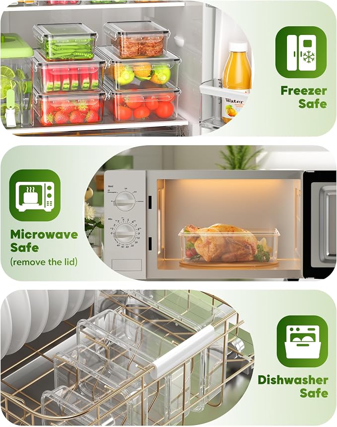 KEMETHY 70 PCS Food Storage Containers - Image 4