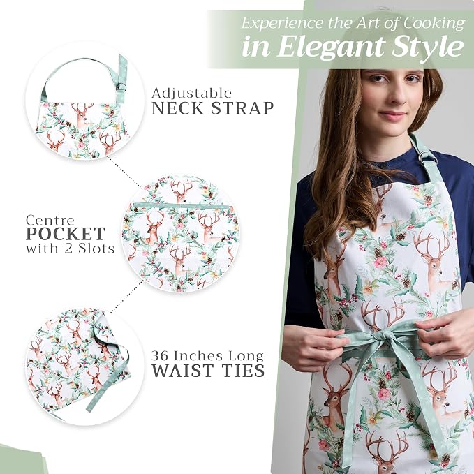 Maison d' Hermine 100% Cotton Apron - Image 5