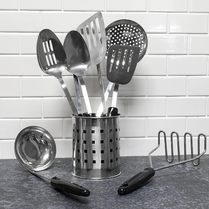 Chef Craft Basic Stainless Steel Turner/Spatula, 13.75 inch - Image 3