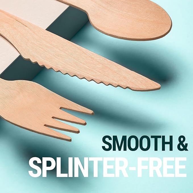 Disposable Wooden Knives - Image 3
