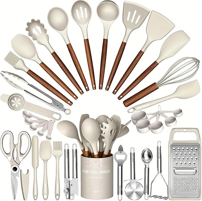 Thickened Silicone Cooking Utensils Set by UmiteChef