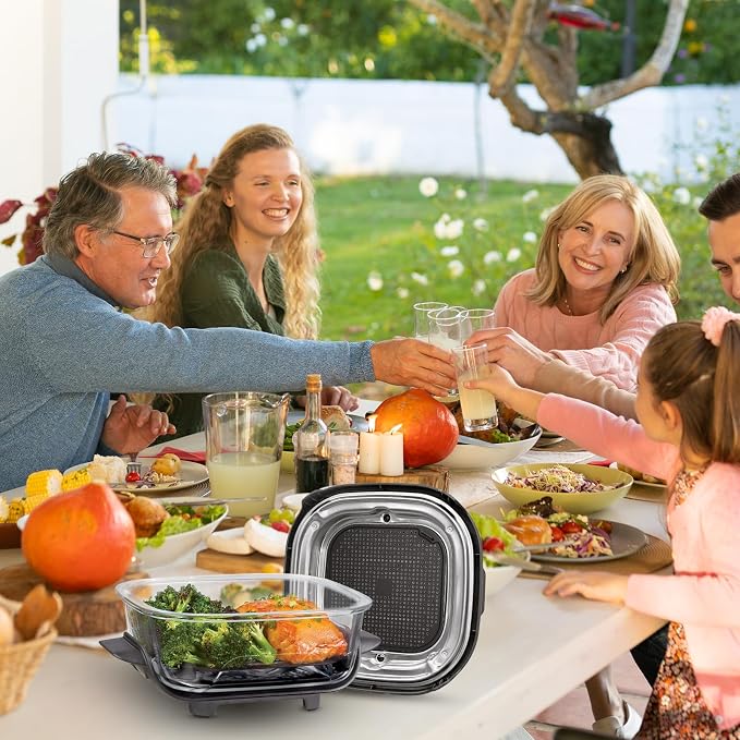 2 PCS Silicon Splatter Shield for Ninja Crispi Air Fryer Heat-Resistant Splash - Image 7
