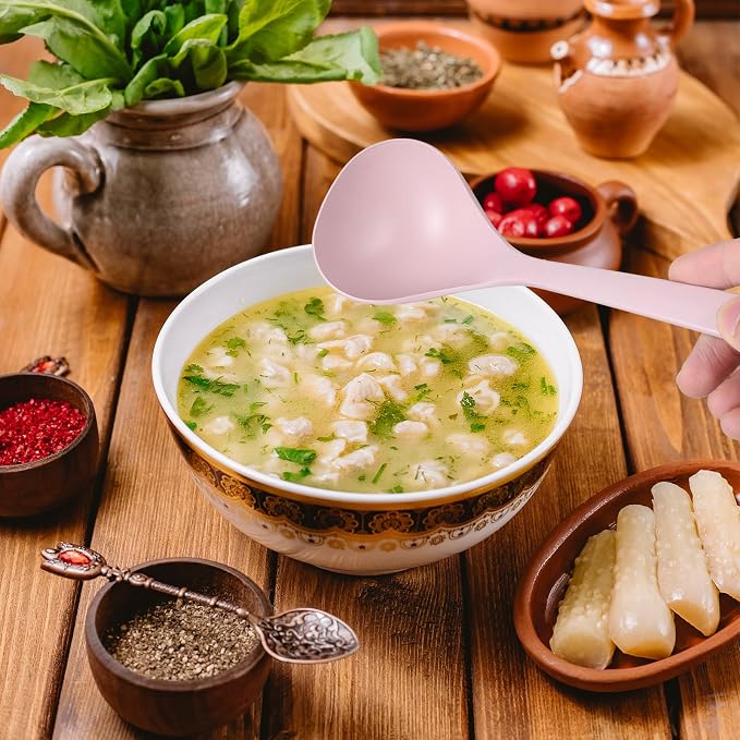 4Pcs Small Soup Spoon PP Ladle Spoon Cooking and Serving Spoons Soup Ladle - Image 6