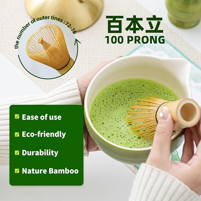Matcha Whisk Set, Whisk Holder, Unique Gift Set, Tradition Matcha Tea Set - Image 3