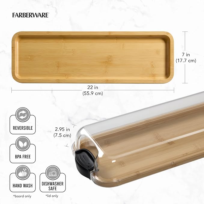 FARBERWARE Rectangular Build-a-Board Cutting Board - Image 8