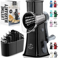 Zulay Kitchen Rotary Cheese Grater 5 Blade Cheese Shredder by ZulayKitchen