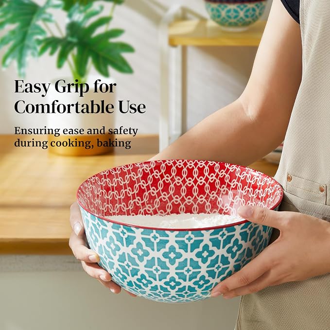 DOWAN Mixing Bowls, Ceramic Mixing Bowls - Image 6