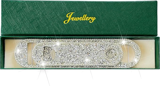 Silver Beer Bottle Opener Diamond Bling Beer Bottle Opener - Image 2