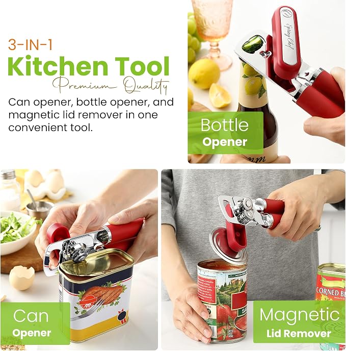 Spring Chef Stainless Steel Can Opener - Image 4