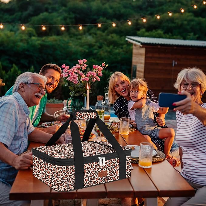 Insulated Casserole Carrier Bag, Expandable Thermal Food Carrier Insulated - Image 7
