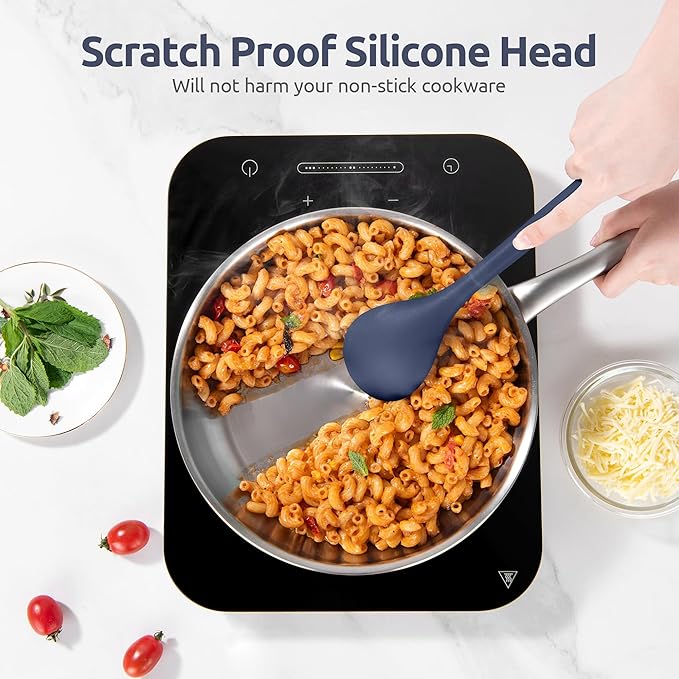 Silicone Kitchen Cooking Utensil Set: U-Taste High Heat Resistant 13.6in - Image 4