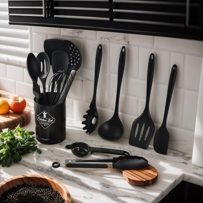Silicone Kitchen Utensils Set - Image 2