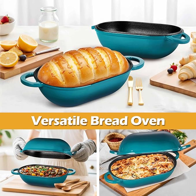 Homikit Enameled Cast Iron Dutch Oven - Image 8