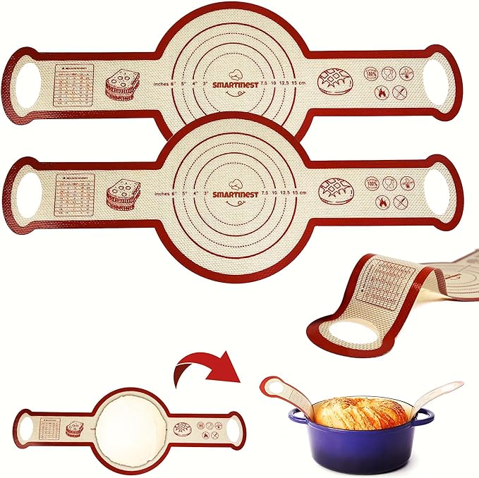 Sourdough Silicone Bread Sling for Dutch Oven, Essentials Bread Making Supplies by smartinest