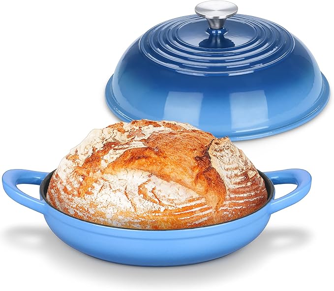 Bread Dutch Oven for Sourdough Baking, Joyfair Enameled Cast Iron Dutch Oven Pot by Joyfair