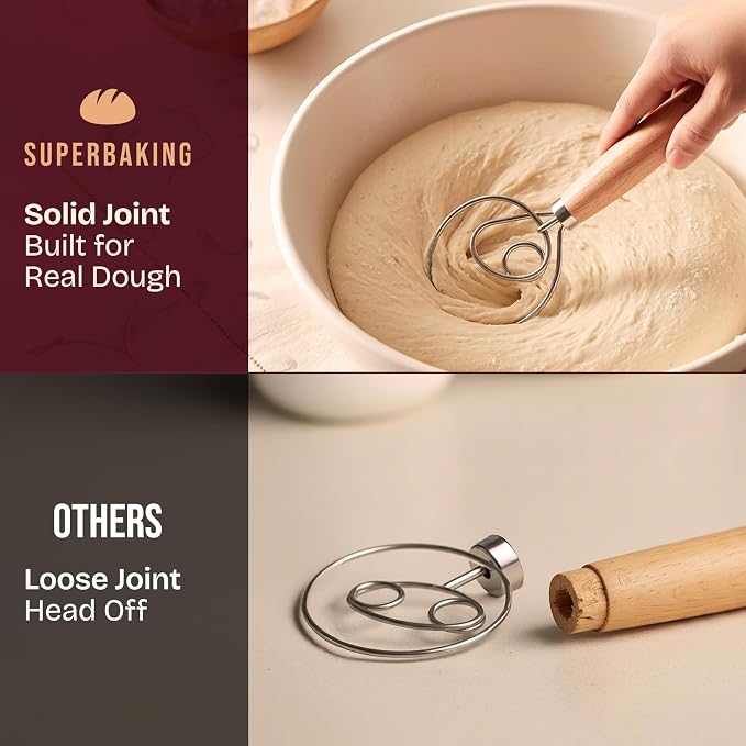 Superbaking Danish Dough Whisk - Image 7