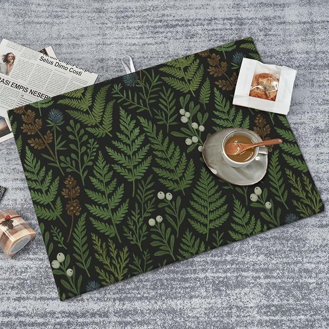 Black Sage Green Plant Dish Drying Mats - Image 8