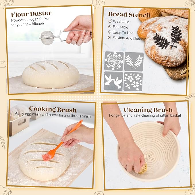 Sourdough Starter Kit, Sourdough Bread Baking Supplies, Sourdough Kit - Image 6