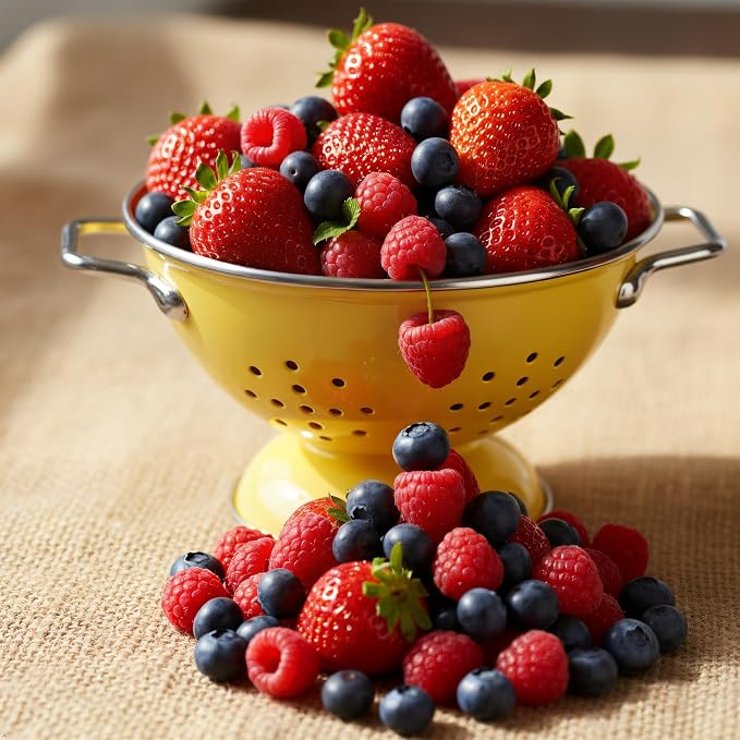 Calypso Basics by Reston Lloyd Powder Coated Enameled Colander, 1 Quart - Image 4