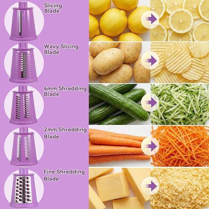 Upgrade Rotary Cheese Grater Shredder - Image 3