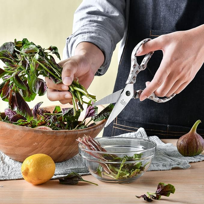 Linoroso Kitchen Scissors Heavy Duty Kitchen Shears - Image 4