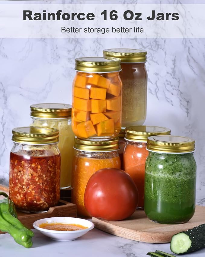 Rainforce 16 oz Mason Jars - Image 2