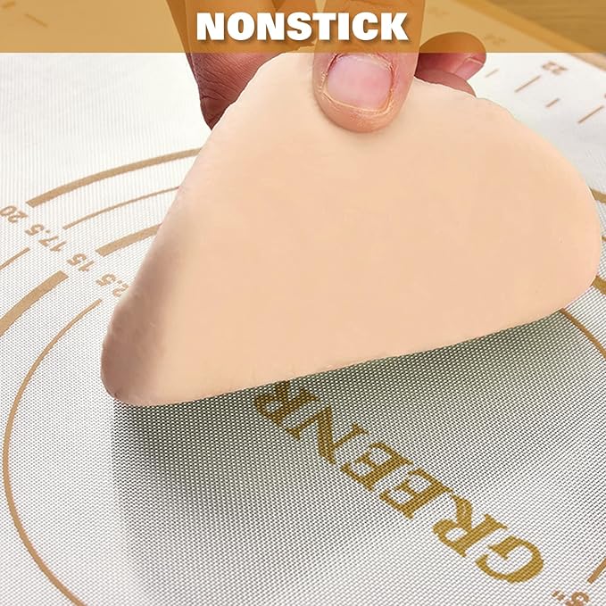 Silicone Pastry Mat Extra Thick Large Non Stick Baking Supplies Kitchen Counter - Image 3