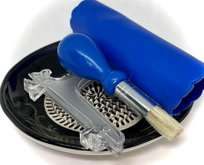 BonCera, All-in-one Premium Ceramic Garlic Grater Plate 4-Piece Set - Image 3
