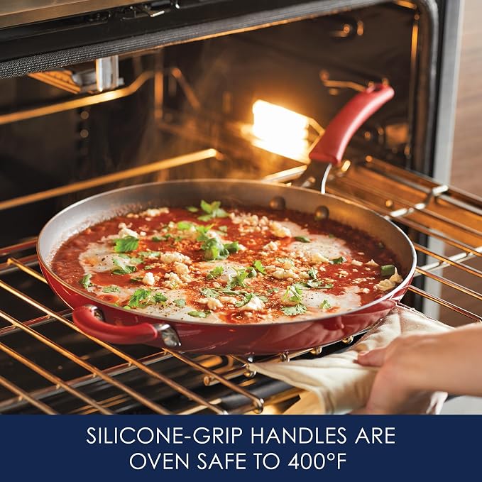 Rachael Ray Cook + Create Nonstick Frying Pan/Skillet - Image 6