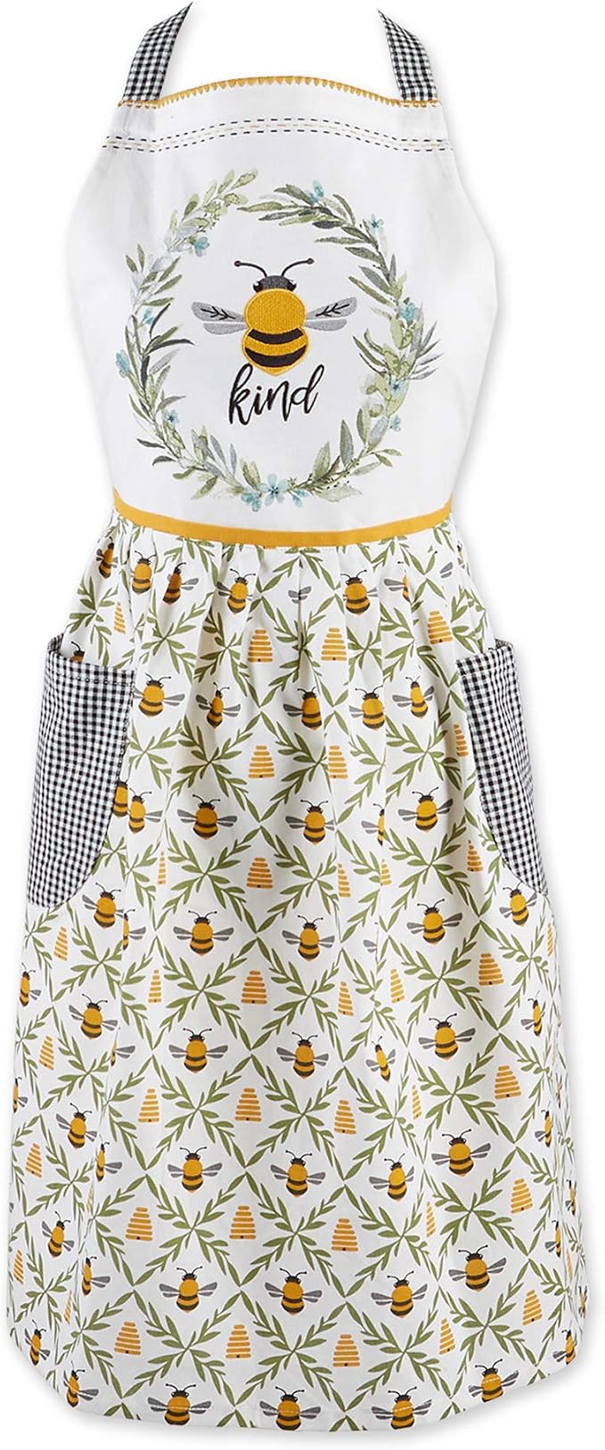 DII Women's Spring & Summer Apron Collection Adjustable, Two Large Pockets & by DII