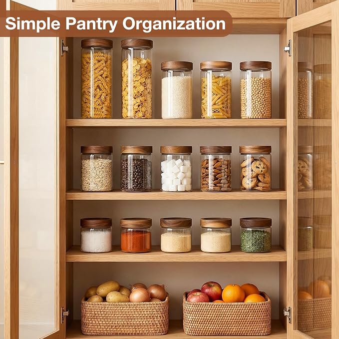 CONNOO 2-Pack 50oz Glass Storage Containers - Image 4