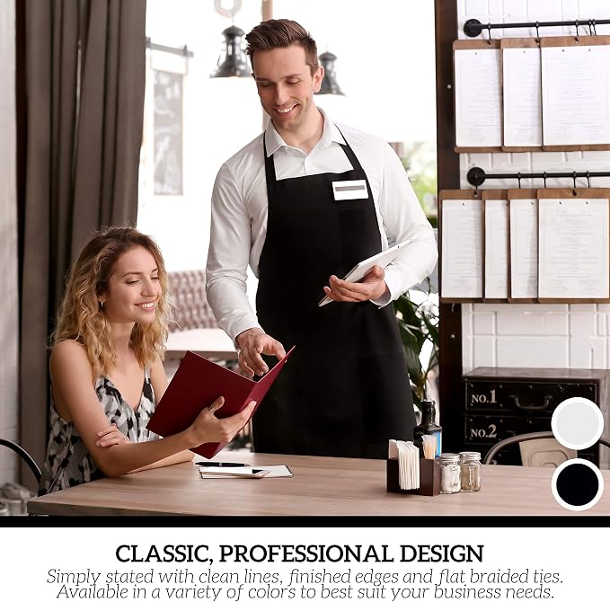 GREEN LIFESTYLE 12 Pack Chef Apron - Image 6