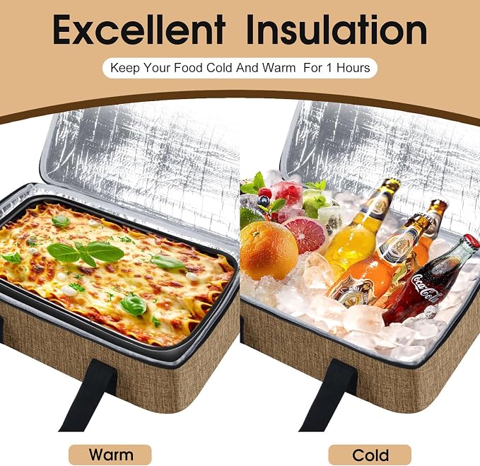 Insulated Casserole Carrier, Portable Casserole Carrier - Image 4