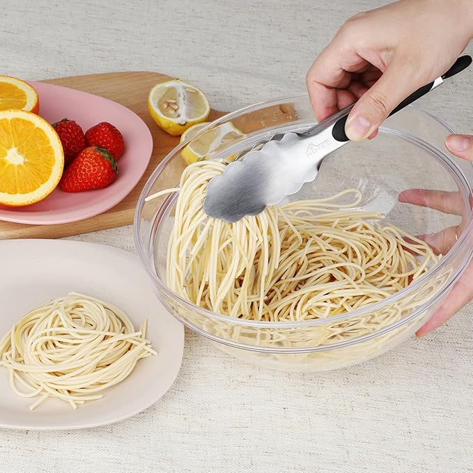 Hotec Mini Stainless Steel Kitchen Tongs - Image 6