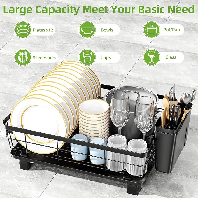 Small Dish Drying Rack, Space Saving Dish Racks - Image 4