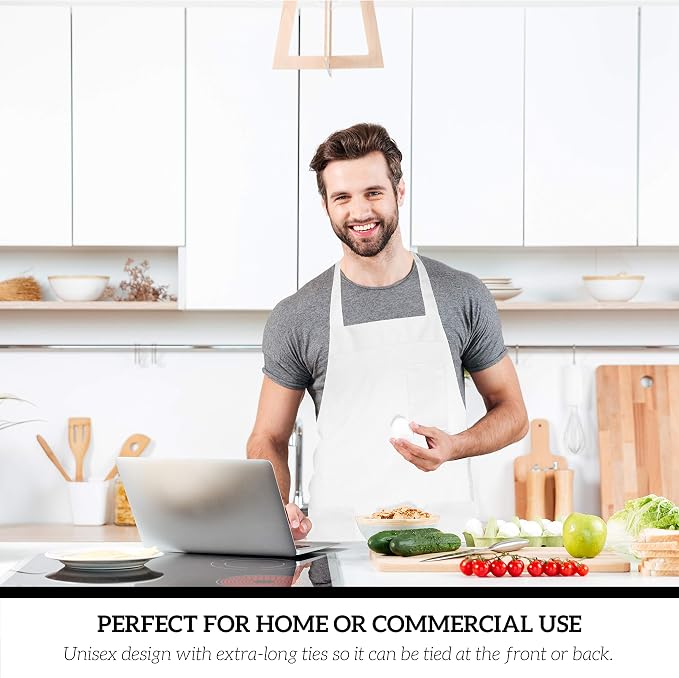 GREEN LIFESTYLE 12 Pack Chef Apron - Image 5