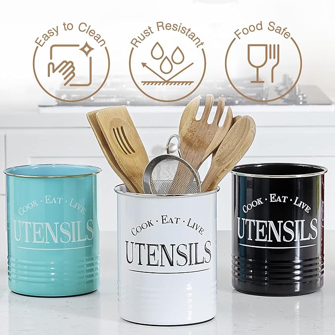 Walford Home Original Kitchen Utensil Holder Crock - Image 5