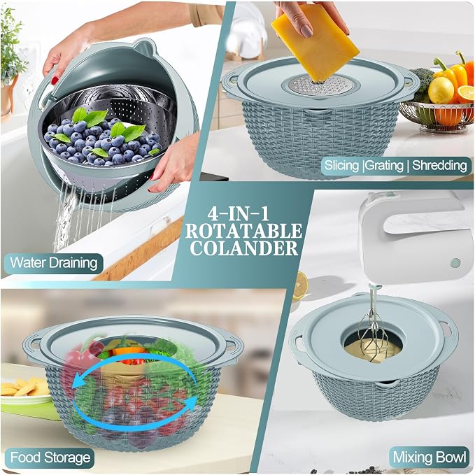 4-1 Colander with Bowl Set - Image 4